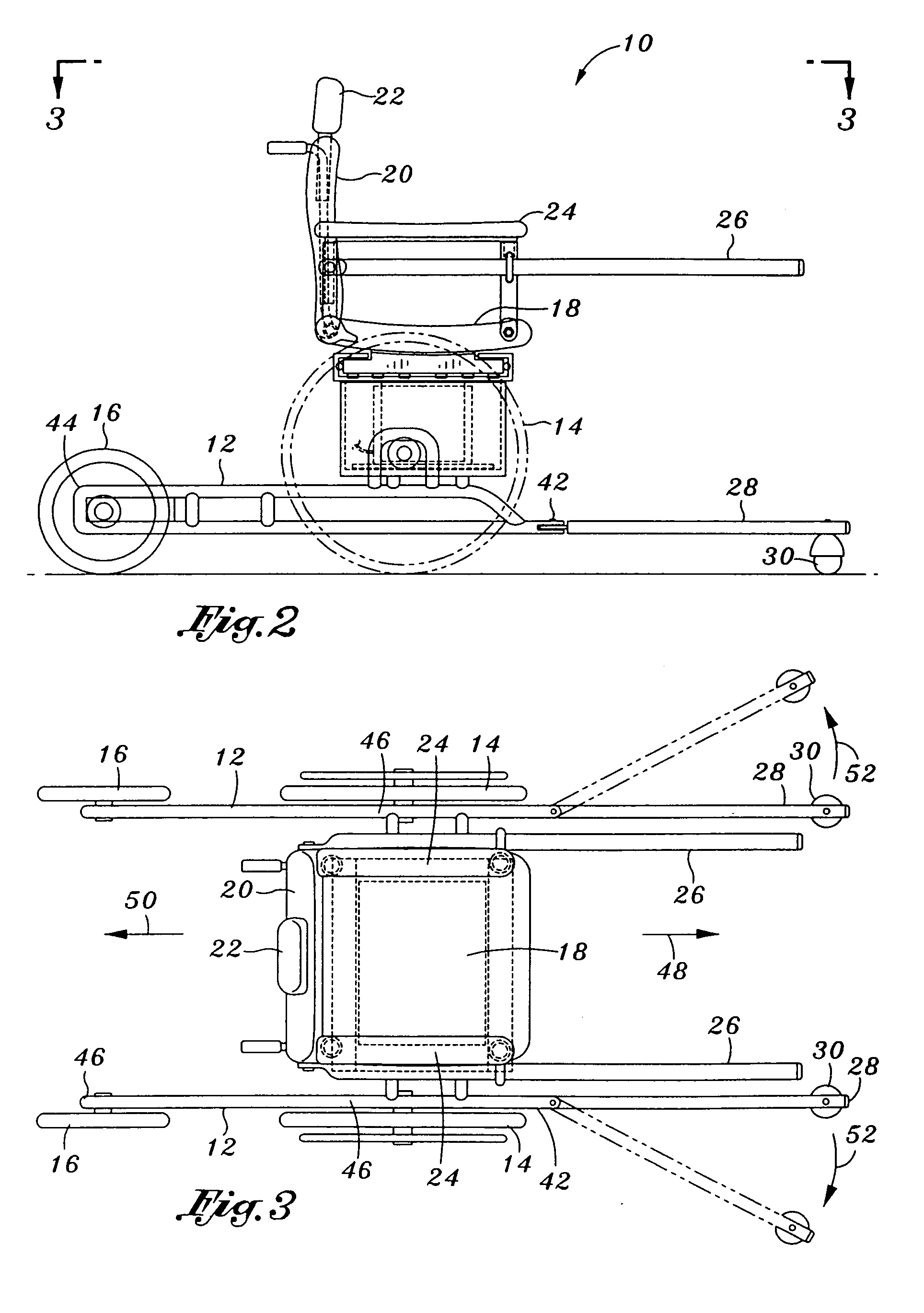 Transport chair for a patient