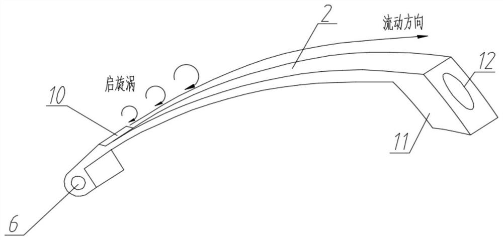 A wear-resistant semi-open solid-liquid two-phase flow pump impeller with detachable working surface