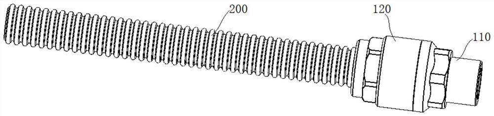 Quick mounting joint for corrugated pipe and corrugated pipe applying quick mounting joint