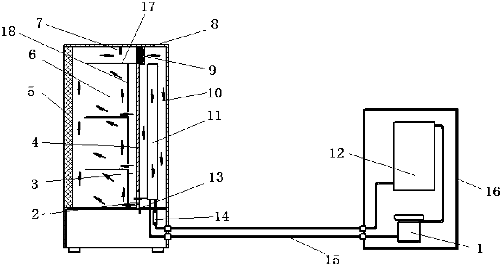 Novel electric control cabinet