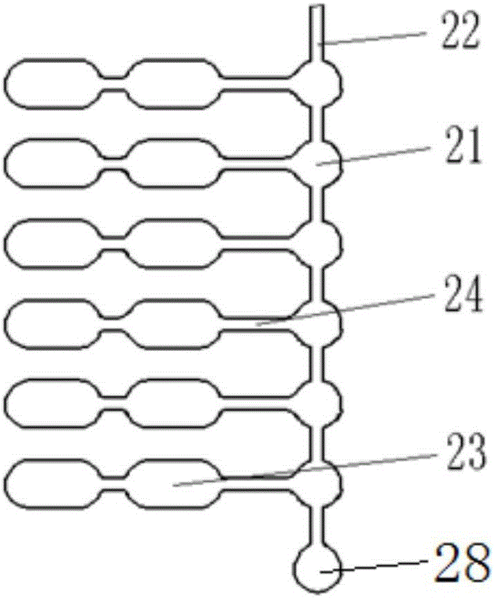 Fluid sample processing device for biochemical reaction