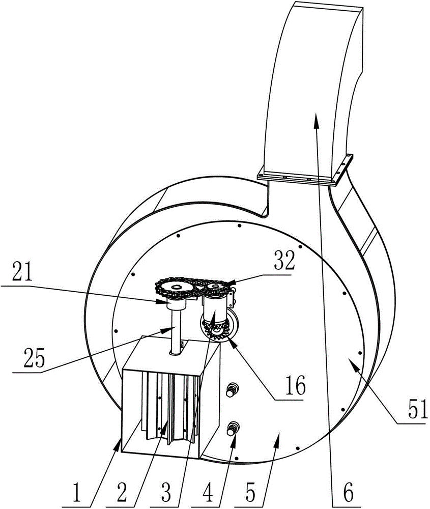 Straw feeding, chopping and scattering apparatus