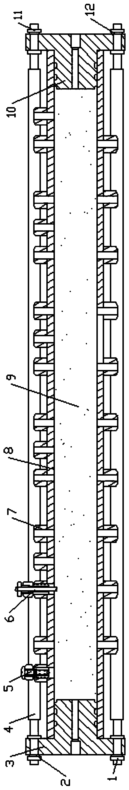 High pressure sealing device for multi-measuring point square model