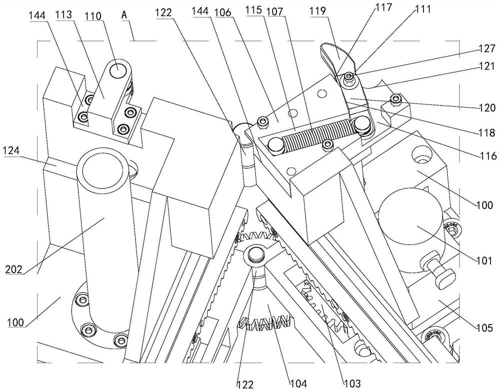 Unfolding and folding movement device with cable arrangement function and load test device