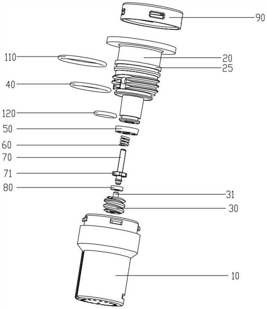 A faucet water saver with switching between two water outlet modes