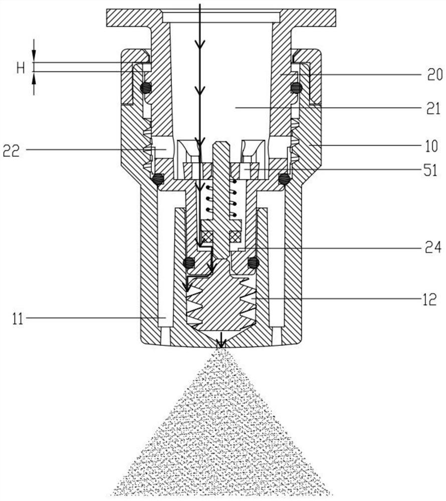 A faucet water saver with switching between two water outlet modes