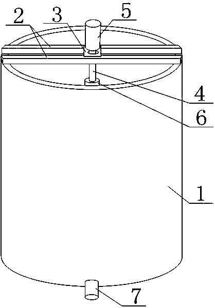 Anti-solidification device for dry-mixed mortar