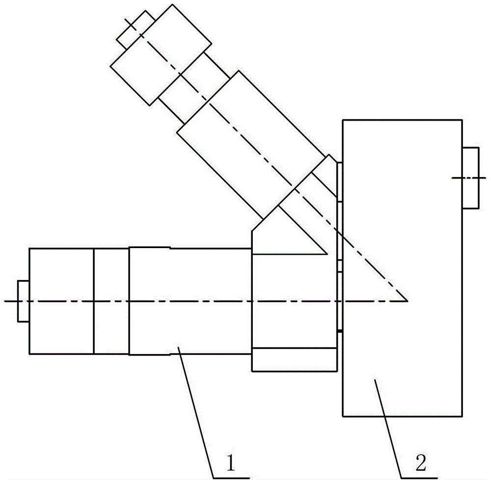 Sensing device of a fluorescent explosive detector