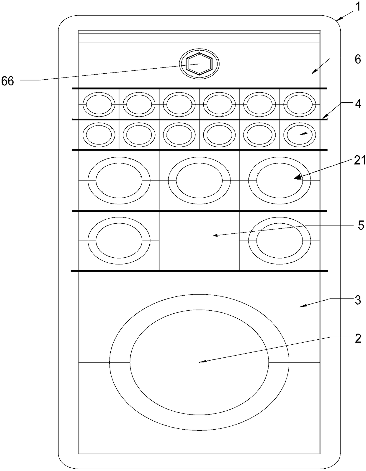 Through sealing device