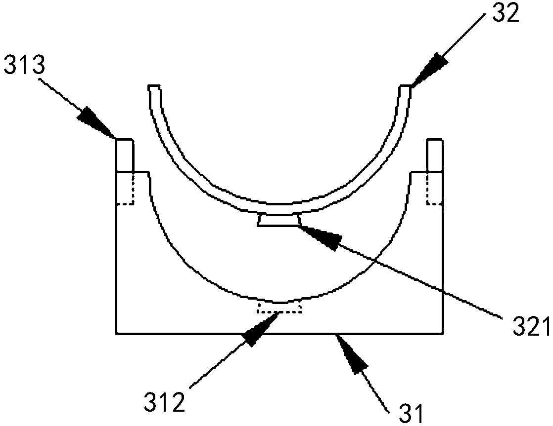 Through sealing device