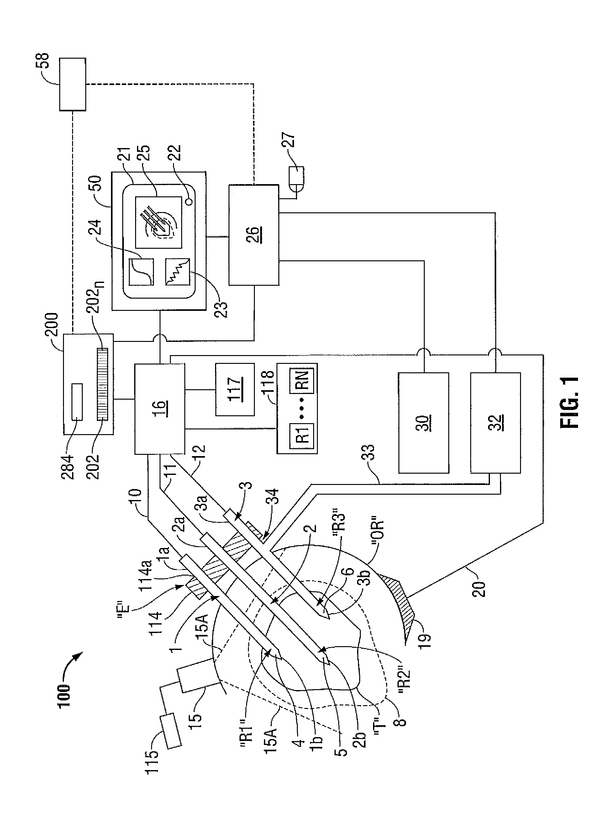 System and method for directing energy to tissue and method of assessing ablation size as a function of temperature information associated with an energy applicator