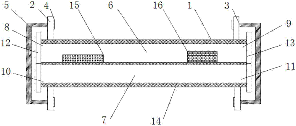 Ventilating device for marine engine room