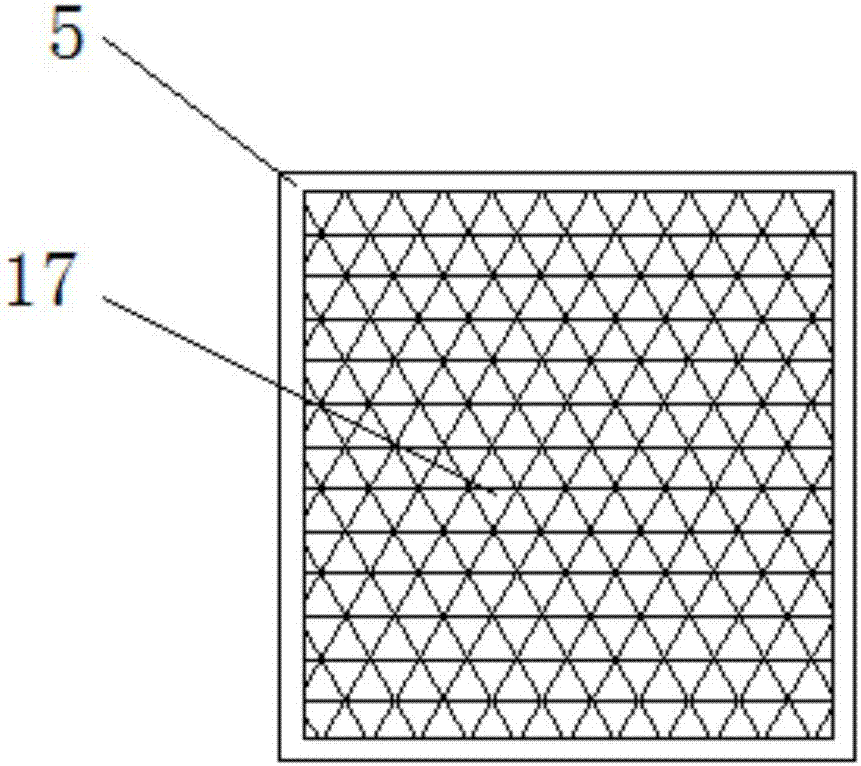 Ventilating device for marine engine room