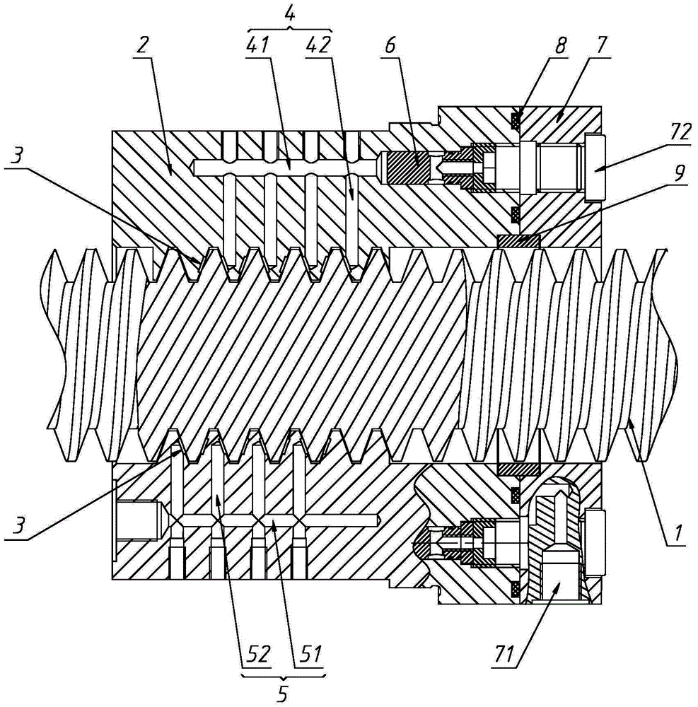 Hydrostatic nut pair