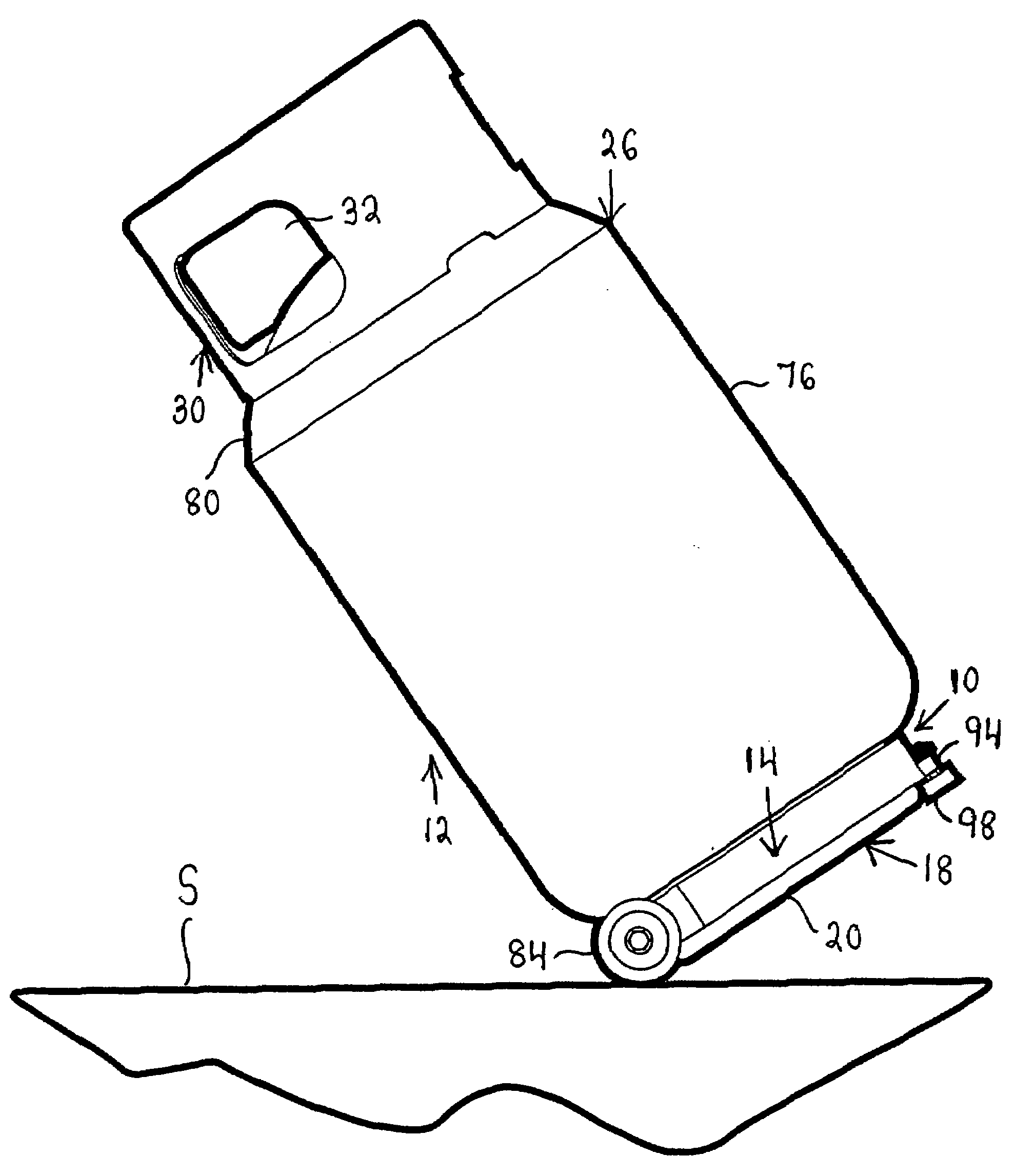 LPG tank and cart therefor