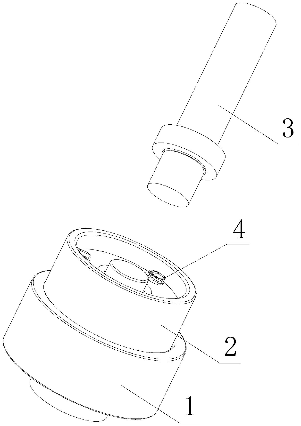 Synchronous assembly tool for scraper seal and sliding bearing in cylinder cover of hydraulic cylinder