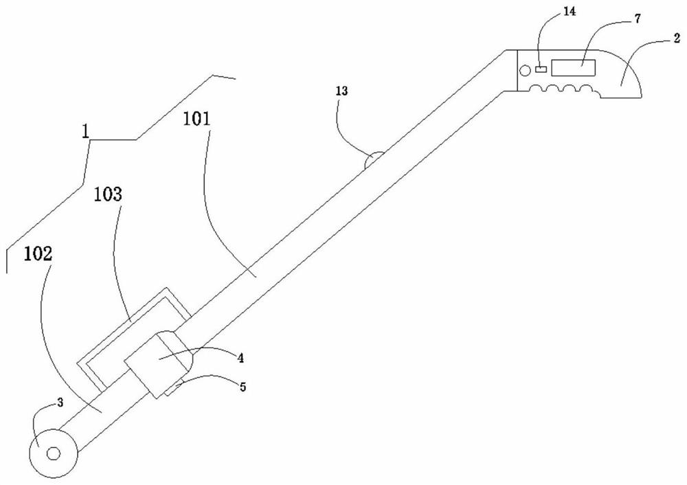 Multifunctional blind guiding stick