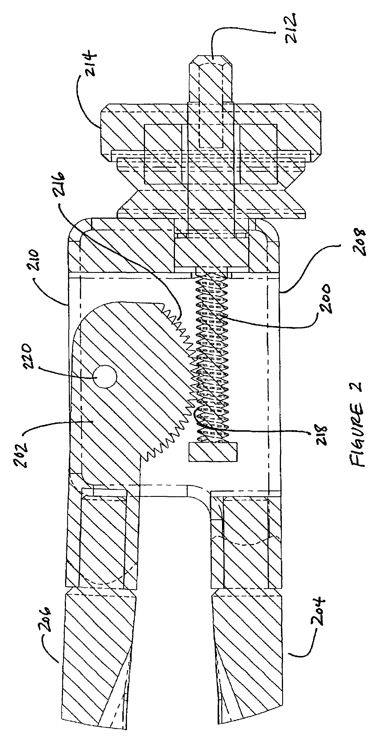 Handleless clamping device