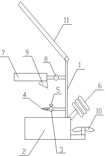 LED (light emitting diode) lamp circuit board welding frame