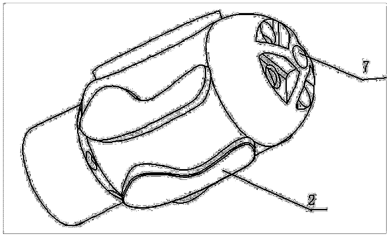 A self-propelled composite rock-breaking high-pressure nozzle for radial and horizontal wells