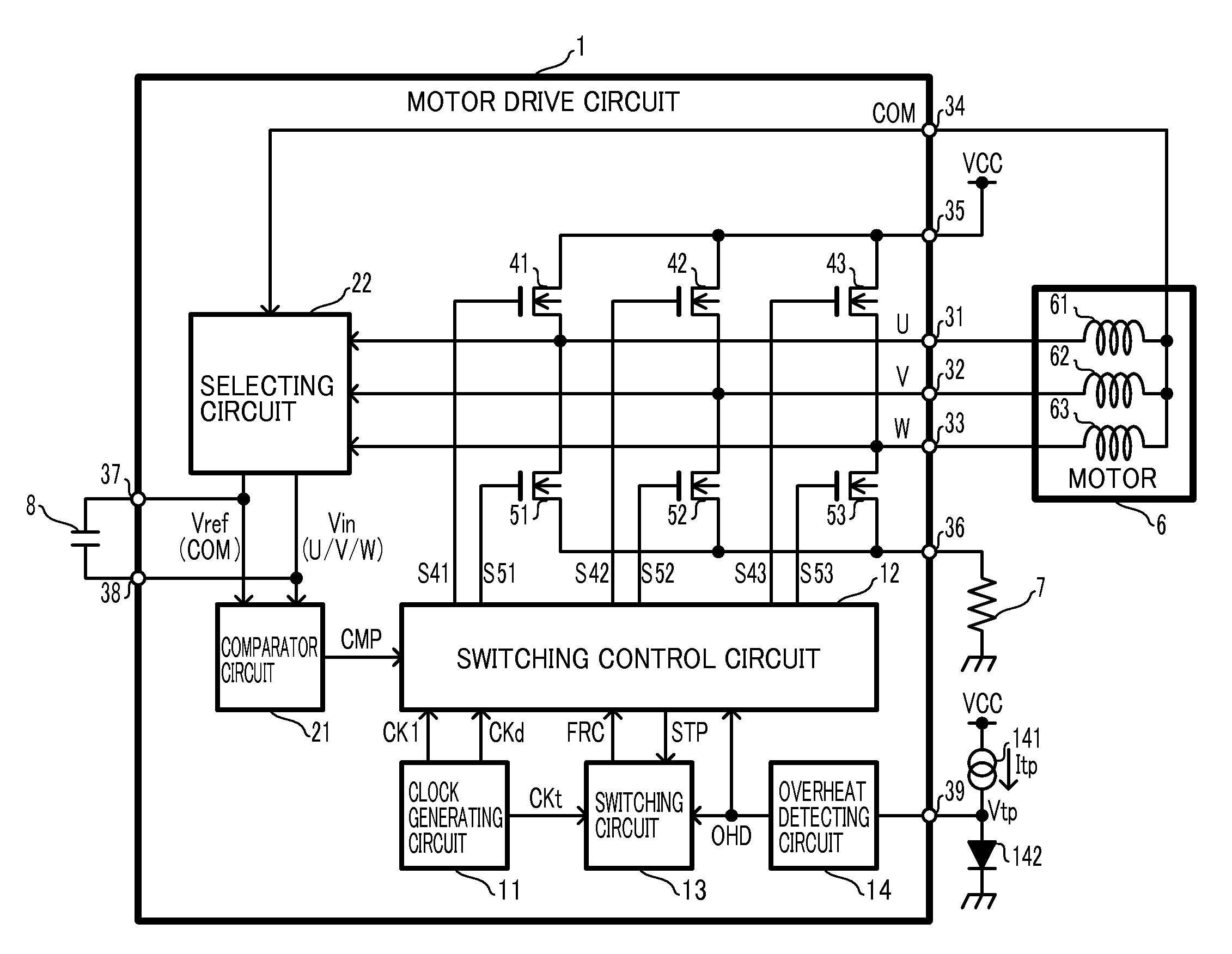 Motor Drive Circuit and Illumination Apparatus