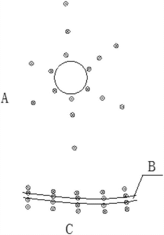 Early warning system for evaluating influences imposed on levee by deformation of vertical deep foundation pit and early warning method