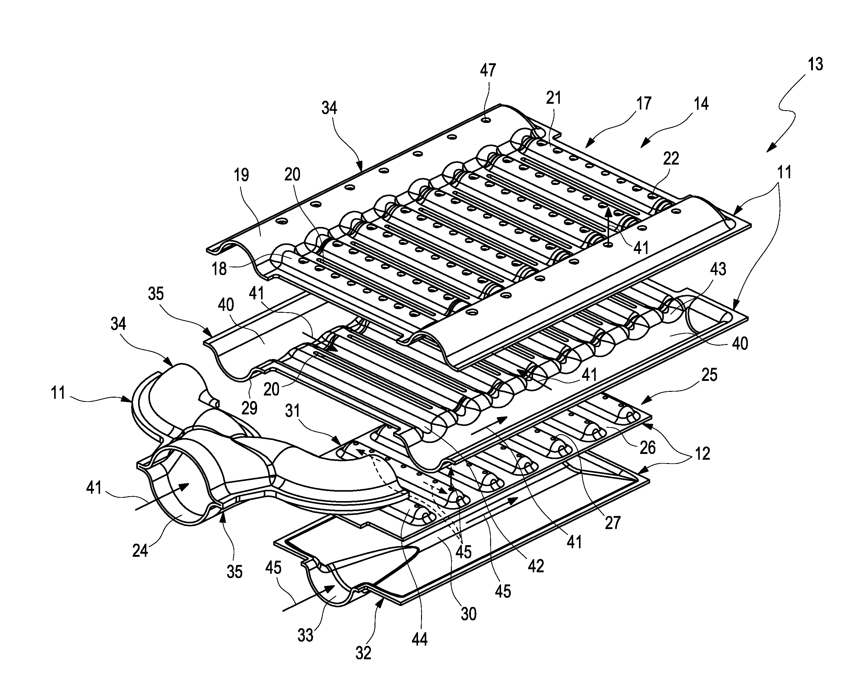 Residual gas burner