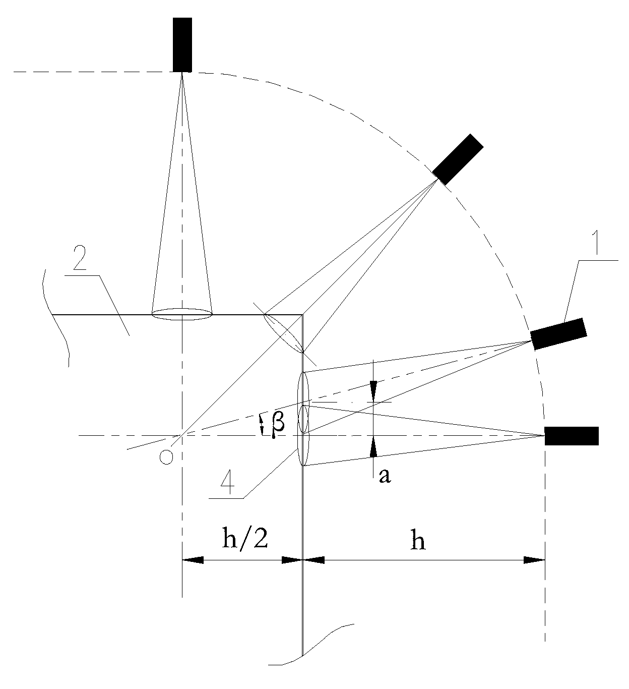 Robot spray gun trajectory setting method in copper plate spraying operation