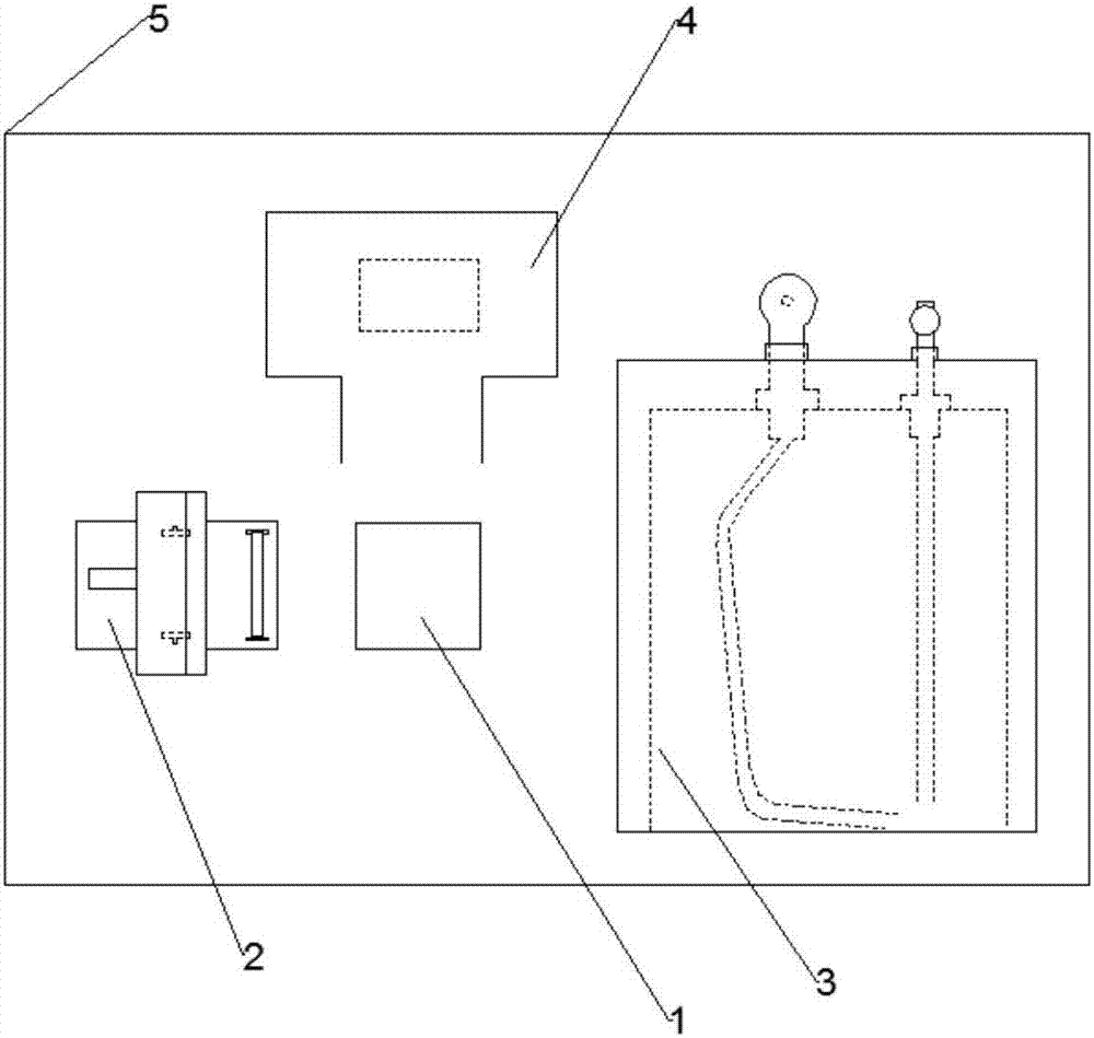 Auxiliary device of attendance machine fingerprint collector