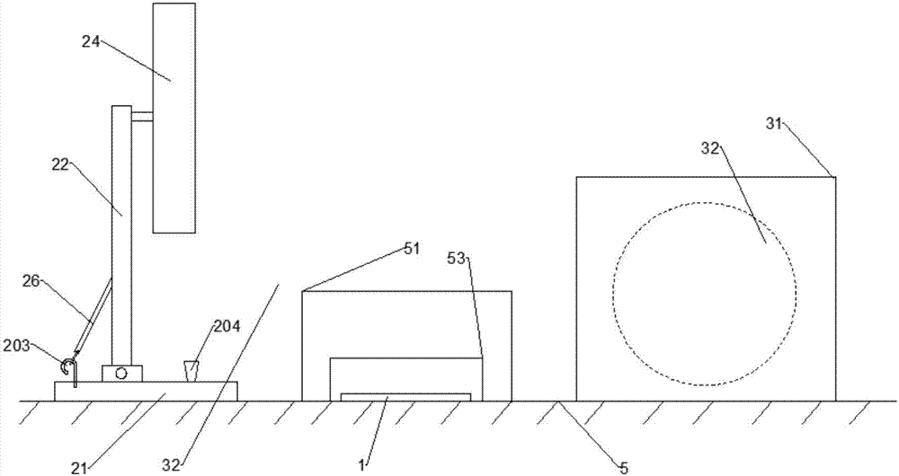 Auxiliary device of attendance machine fingerprint collector