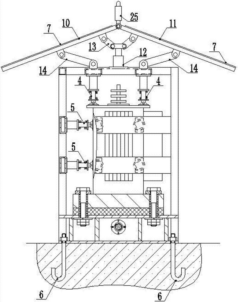 Deformable quakeproof transformer frame