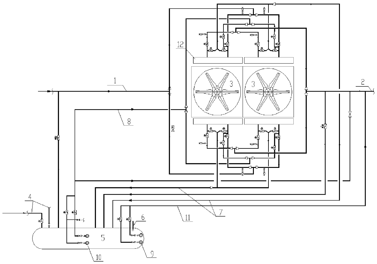 Water level interlocking control system in air-cooled photo-thermal unit and interlocking control method thereof