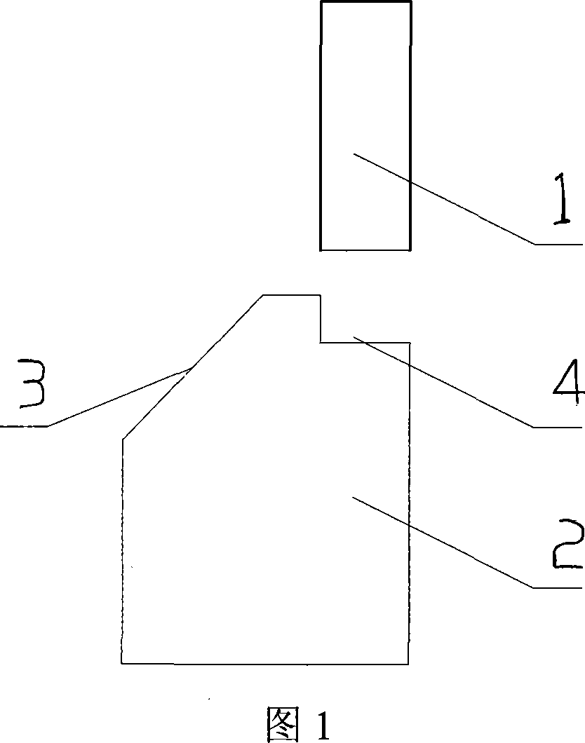 Special-shaped carbon block at side of electrobath