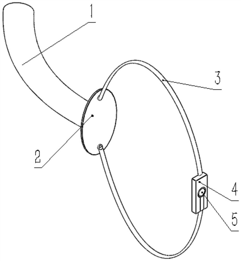 Nasopharynx breather pipe