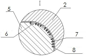 Texturing and self-lubricating treatment method for metal plastic forming die