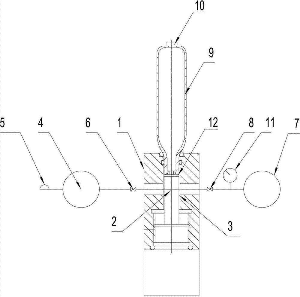 Manufacturing process of metal bottle with air-tight seal