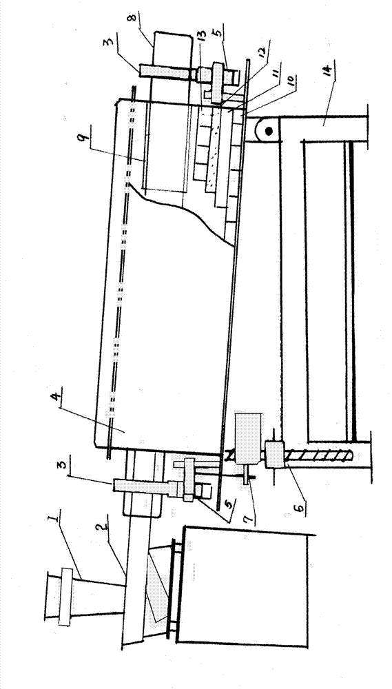 Sand baking device for quartz sand