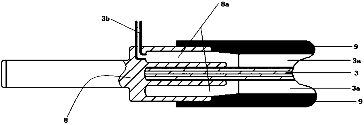 Refrigeration cable applicable for power transmission line