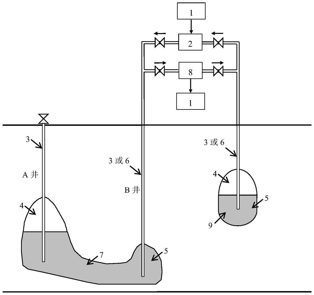 Method for generating electricity by utilizing underground space pressurized water energy storage