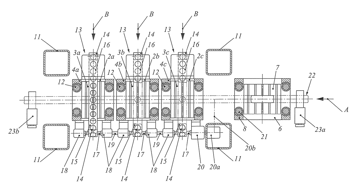 Stamping press arrangement