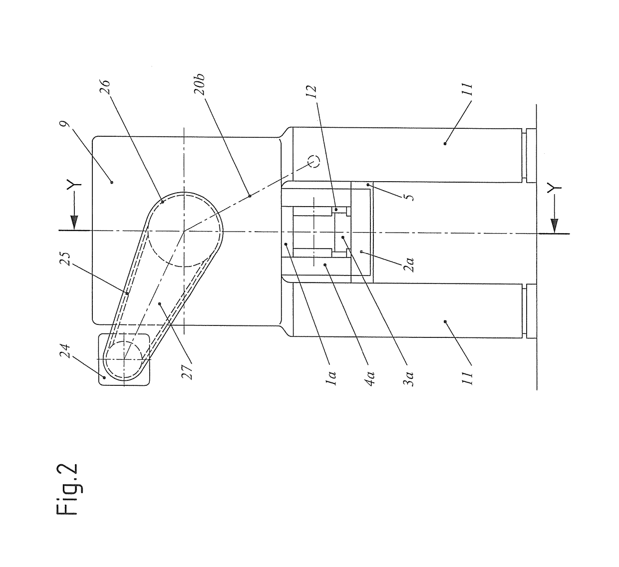 Stamping press arrangement