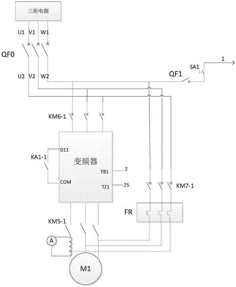 Centrifuge frequency-converting control circuit and control method thereof