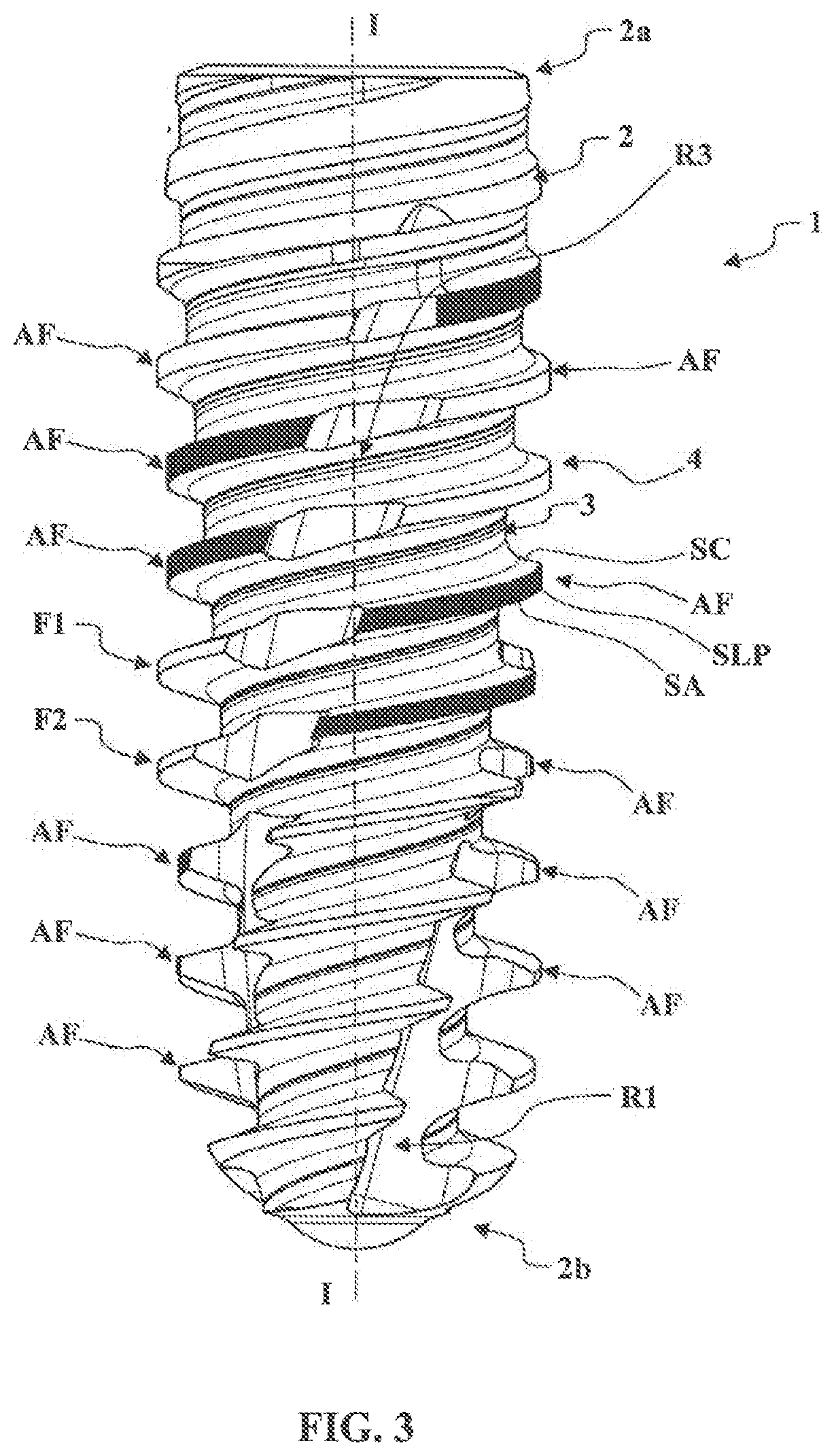 Improved self-tapping dental implant