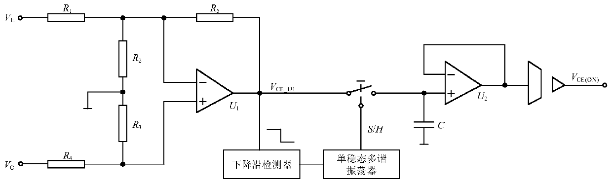 IGBT module junction temperature online estimation circuit system and method