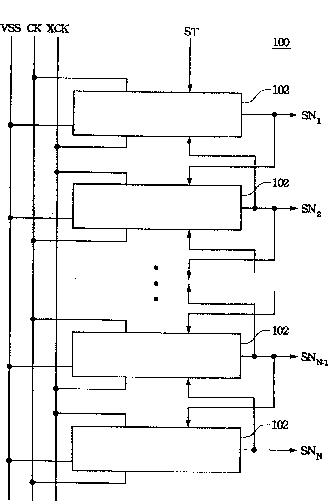 Grid drive circuit and its drive circuit unit