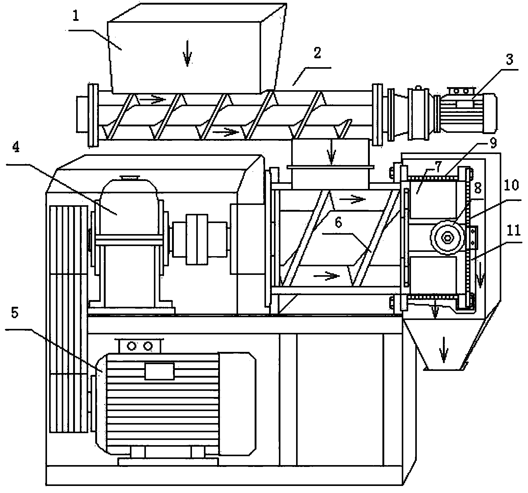 Dual-mode quick granulating machine