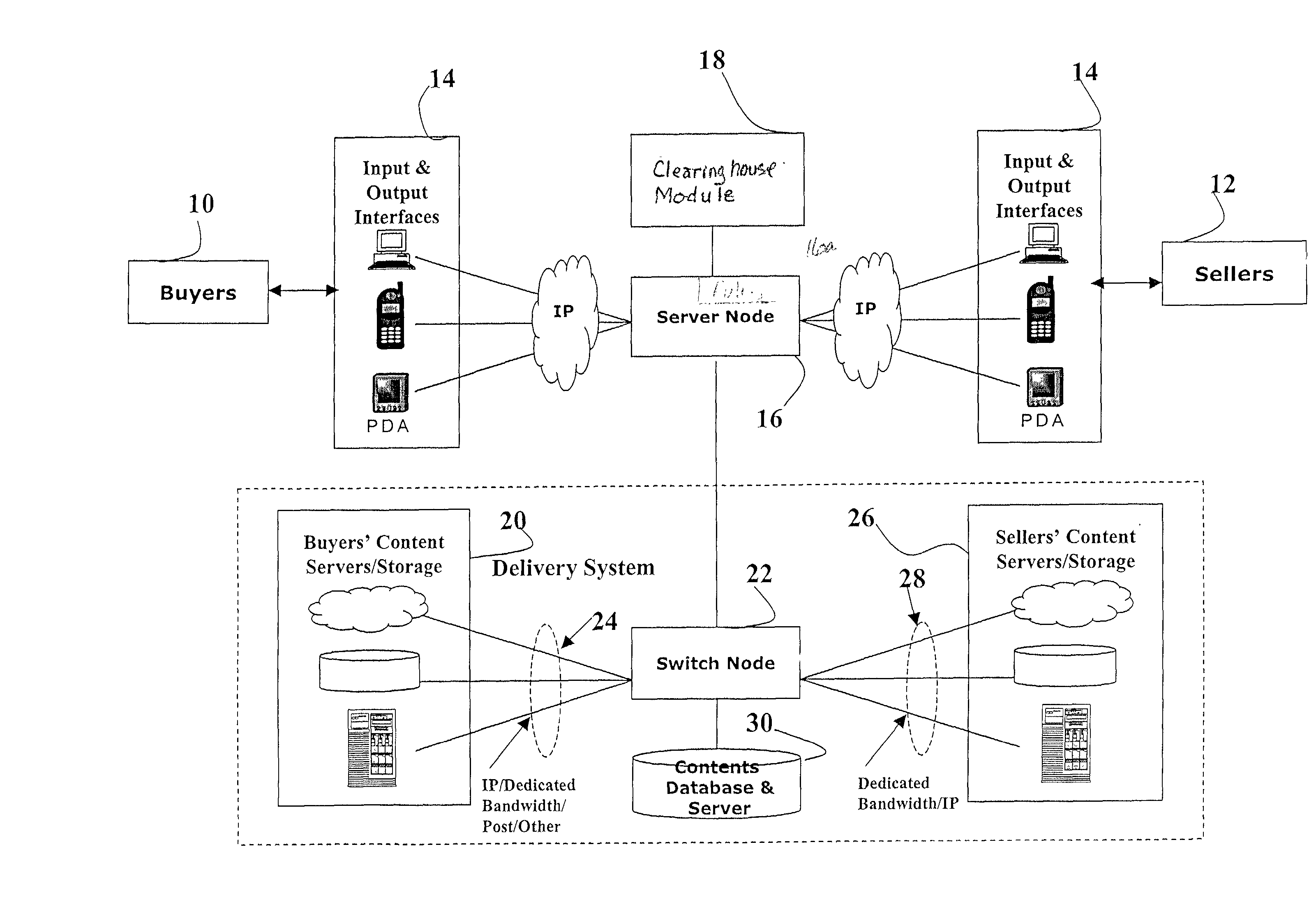 Method and system for facilitating trading of media space