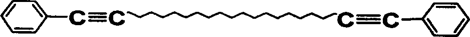 Preparation of monomer of dual functional groups containing lateral group phenylacetylene