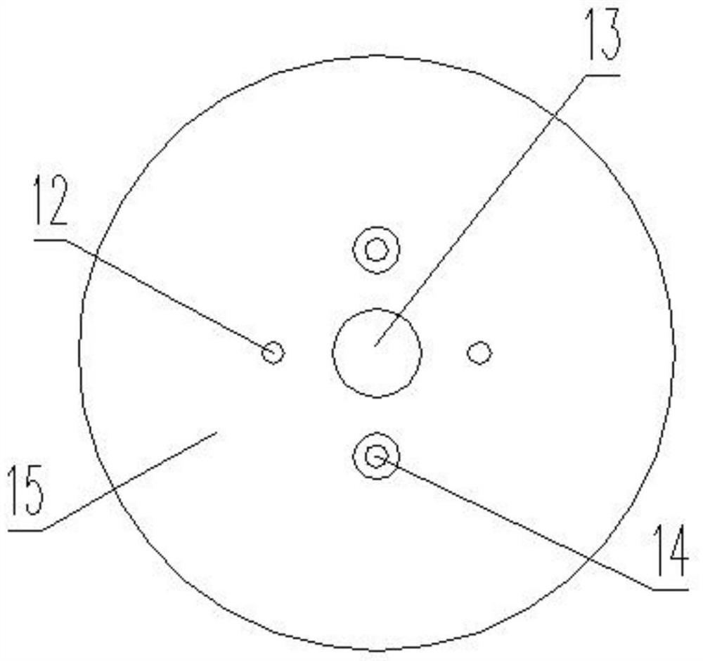 Automobile brake disc flatness detection device