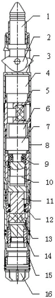 Water nozzle for water injection well in oil field